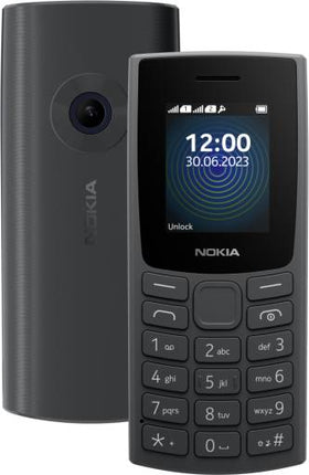 NOKIA 110 DUAL SIM, KEYPAD MOBILE WITH WIRELESS FM RADIO, BLUETOOTH AND REAR CAMERA  (CHARCOAL)