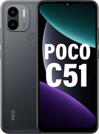 POCO C51 (POWER BLACK, 128 GB)  (6 GB RAM) [Activated] [GRADE A]