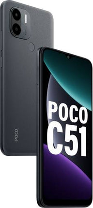 POCO C51 (POWER BLACK, 128 GB)  (6 GB RAM) [Activated] [GRADE A]