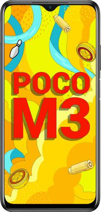 POCO M3 (POWER BLACK, 64 GB)  (4 GB RAM) [Activated] [GRADE C]