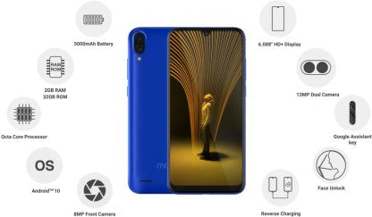 MARQ BY FLIPKART M3 SMART (M3) (BLUE,32GB)( 2GB RAM)  (2 GB RAM)