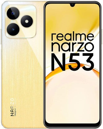 REALME NARZO N53 (FEATHER GOLD, 64 GB)  (4 GB RAM) [Activated] [GRADE A]