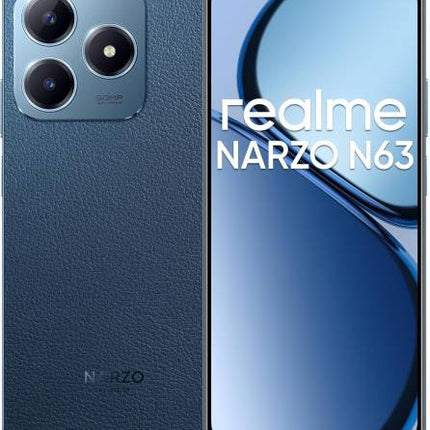 REALME NARZO N63 4G (LEATHER BLUE, 128 GB)  (4 GB RAM) [Activated] [GRADE A]