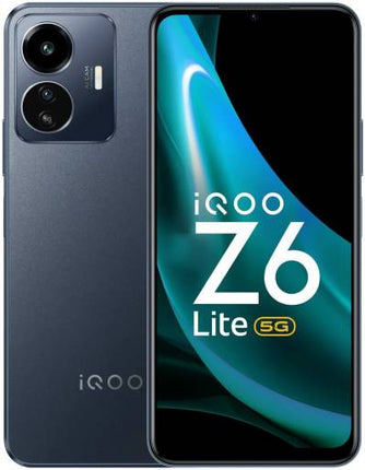 IQOO Z6 LITE 5G (MYSTIC NIGHT, 128 GB)  (6 GB RAM) [Activated] [GRADE A]