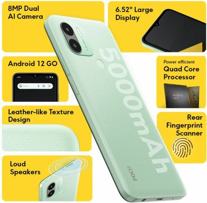 POCO C50 (COUNTRY GREEN, 32 GB)  (3 GB RAM) [Like New]