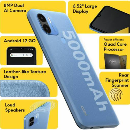 POCO C50 (ROYAL BLUE, 32 GB)  (2 GB RAM) [Activated] [GRADE C]