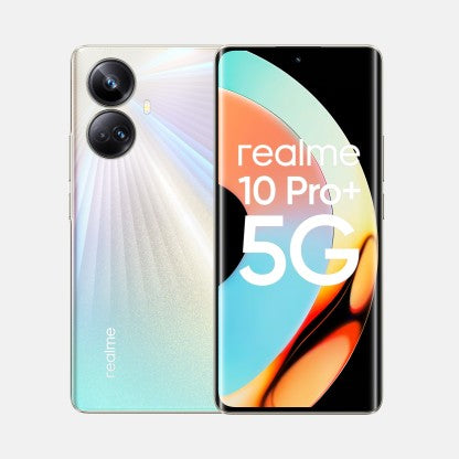 REALME 10 PRO+ 5G (HYPERSPACE, 128 GB)  (6 GB RAM) [GRADE A]