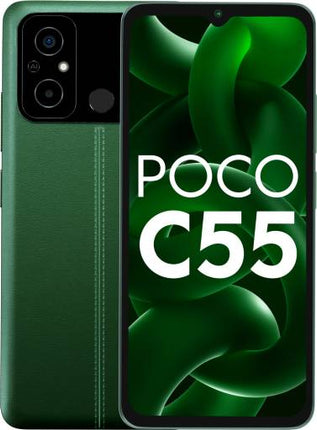 POCO C55 (FOREST GREEN, 128 GB)  (6 GB RAM) [Activated] [GRADE C]