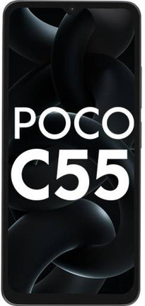 POCO C55 (POWER BLACK, 128 GB)  (6 GB RAM) [Activated] [GRADE C]