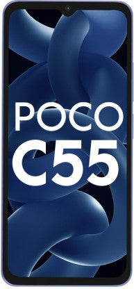 POCO C55 (COOL BLUE, 64 GB)  (4 GB RAM) [Like New]