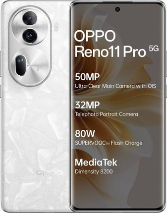 OPPO RENO11 PRO 5G (PEARL WHITE, 256 GB)  (12 GB RAM) [Activated] [GRADE A]