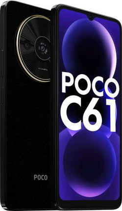 POCO C61 (DIAMOND DUST BLACK, 128 GB)  (6 GB RAM) [Activated] [GRADE A]