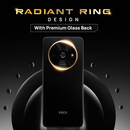 POCO C61 (DIAMOND DUST BLACK, 128 GB)  (6 GB RAM) [Activated] [GRADE A]