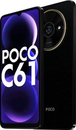 POCO C61 (DIAMOND DUST BLACK, 128 GB)  (6 GB RAM) [Activated] [GRADE A]