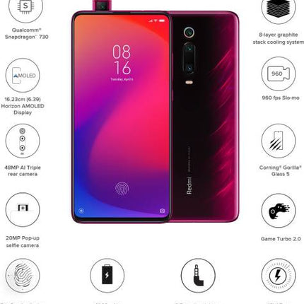 REDMI K20 (FLAME RED, 128 GB)  (6 GB RAM) [Activated] [GRADE A]