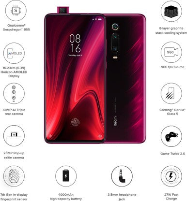 REDMI K20 PRO (FLAME RED, 128 GB)  (6 GB RAM) [Activated] [GRADE A]