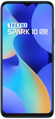 TECNO SPARK 10 5G ULTRA CLEAR 50MP 5G 7NM PROCESSOR (META BLUE, 128 GB)  (8 GB RAM)