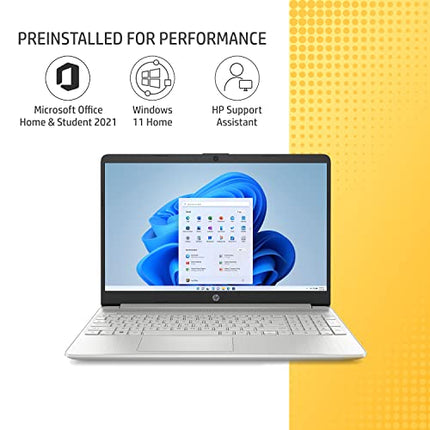 HP 15S, 12TH GEN INTEL CORE I5 8GB RAM/512GB SSD 15.6-INCH(39.6 CM) MICRO-EDGE ANTI-GLARE FHD LAPTOP/INTEL IRIS XE GRAPHICS/ALEXA/DUAL SPEAKERS/WIN 11/MSO 2021/1.41 KG, 15S- FQ5111TU