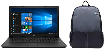 HP 15 DB1069AU 15.6-INCH LAPTOP (3RD GEN RYZEN 3 3200U/4GB/1TB HDD/WINDOWS 10/MS OFFICE/RADEON VEGA 3 GRAPHICS), JET BLACK WITH EXPRESS 27 LTRS 15.6-INCH LAPTOP BACKPACK (BLACK)