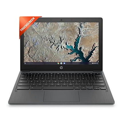 HP CHROMEBOOK MEDIATEK KOMPANIO 500 11.6 INCH(29.5 CM) HD, ANTI -GLARE, TOUCHSCREEN LAPTOP(4 GB LPDDR4/64 GB EMMC STORAGE/CHROME OS/DUAL SPEAKERS/ASH GRAY/1.07 KG)-11A-NA0004MU