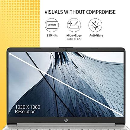 HP 15S,11TH GEN INTEL CORE I3-1115G4 8GB RAM/512GB SSD 15.6-INCH(39.6 CM) MICRO-EDGE ANTI-GLARE FHD LAPTOP/ALEXA BUILT-IN/WIN 11/INTEL UHD GRAPHICS/DUAL SPEAKERS/MS OFFICE 2021/1.69 KG, 15S-FQ2673TU