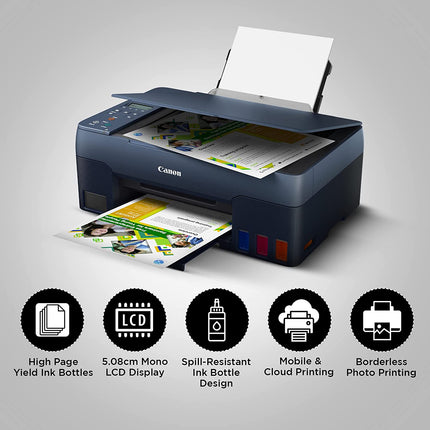 CANON PIXMA G3020 NV ALL-IN-ONE WI-FI INK TANK COLOUR PRINTER (NAVY BLUE)