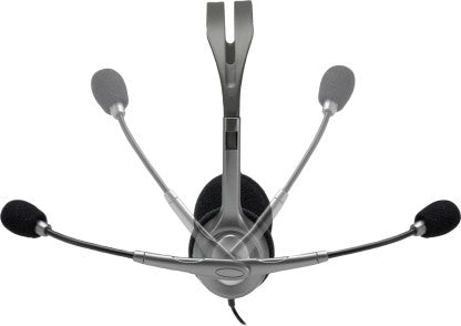 LOGITECH H-110 WIRED HEADSET  (BLACK, ON THE EAR)