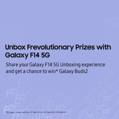 SAMSUNG GALAXY F14 5G (B.A.E. PURPLE, 128 GB)  (6 GB RAM)