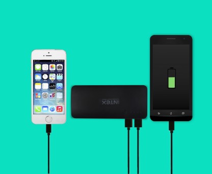 INTEX 11000 MAH POWER BANK (10 W, FAST CHARGING)  (BLACK, LITHIUM-ION)